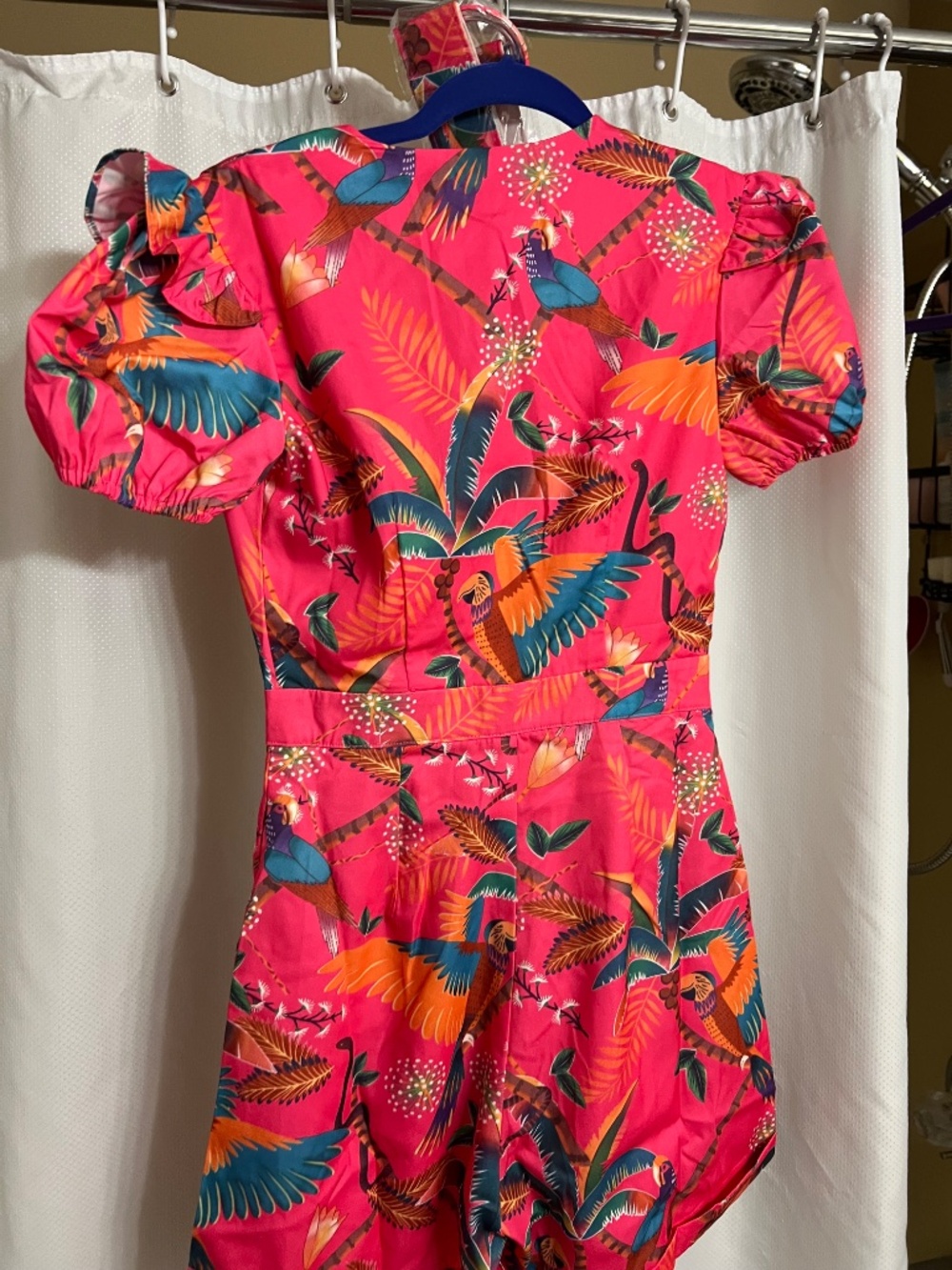 Ladies NWT Fushia Pink Romper by Beulah Size Small - Picture 3 of 10